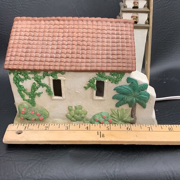 Mervyns California Mission San Buenaventura 1998 Vintage Lighted Christmas - Picture 12 of 13